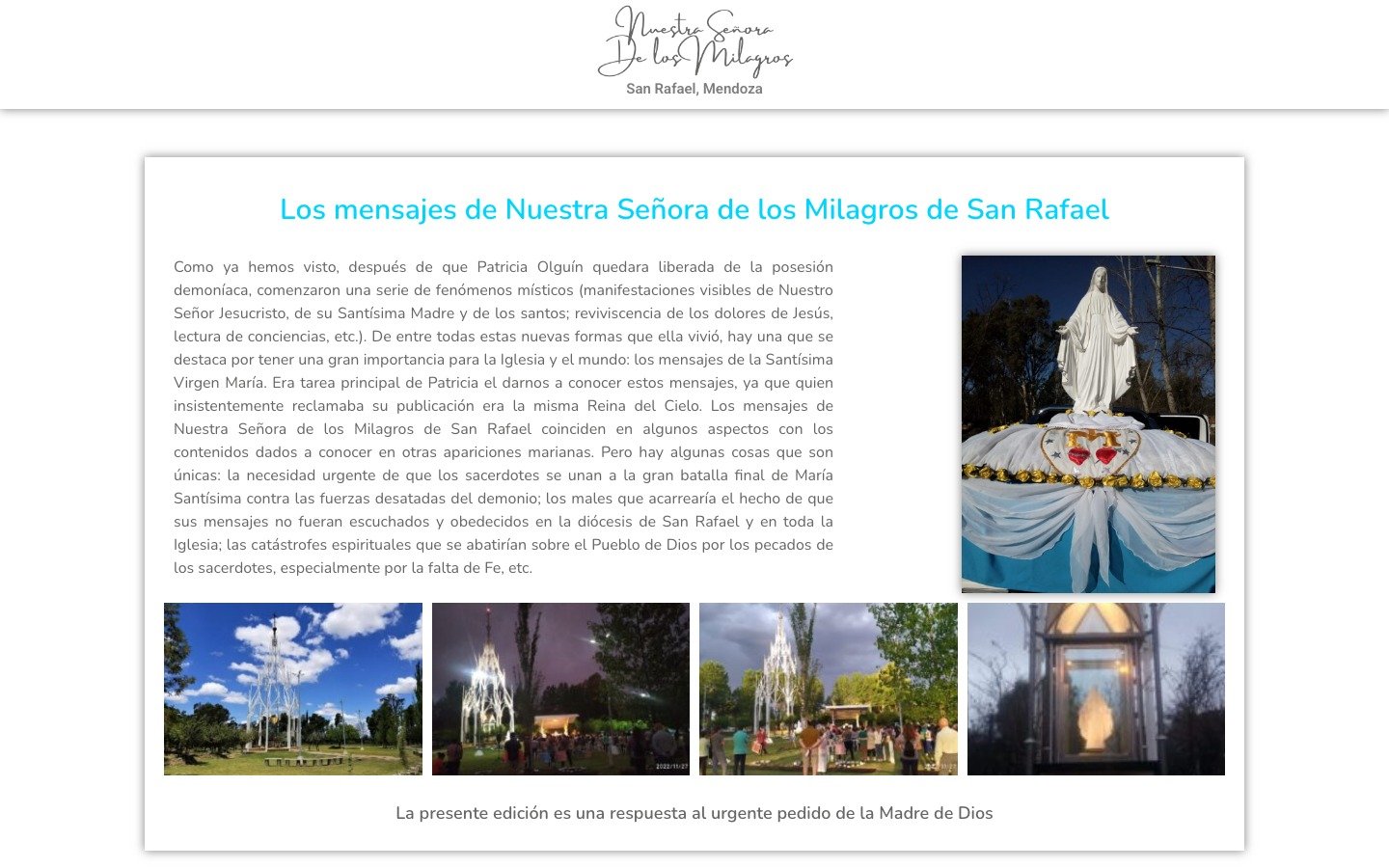 Señora de los Milagros